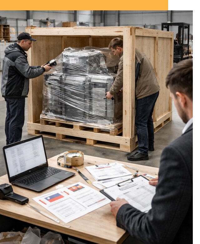 Доставка промышленного оборудования из США от 67620 руб