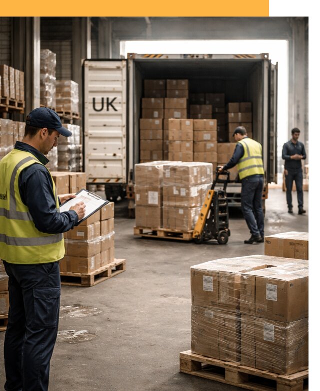 Доставка грузов из Великобритании с таможенным оформлением от 13004