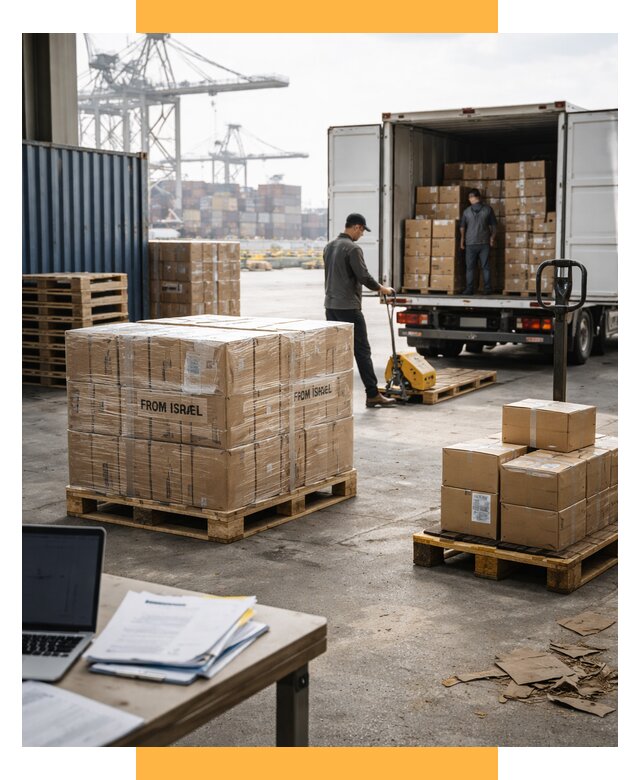 Доставка грузов из Израиля от 15605 р., логистика от СетСервис-Щлк