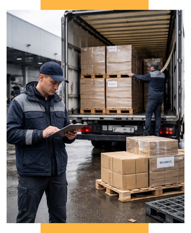 Доставка грузов из Беларуси от 15605 р. логистика СетСервис-Щлк