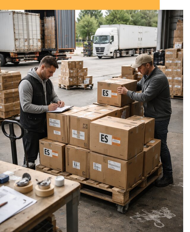 Доставка грузов в Испанию автотранспортом от 36411 руб