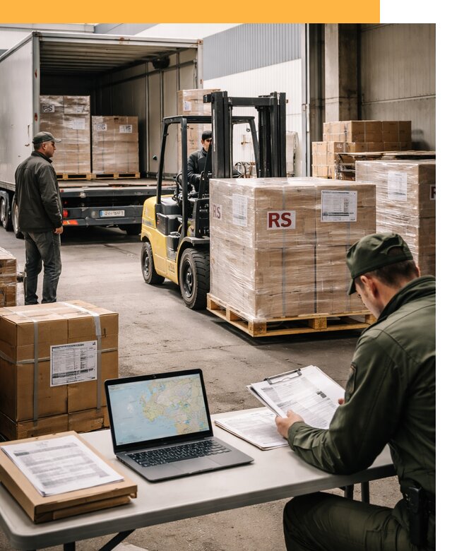 Доставка грузов в Сербию от 46814 руб, международные перевозки