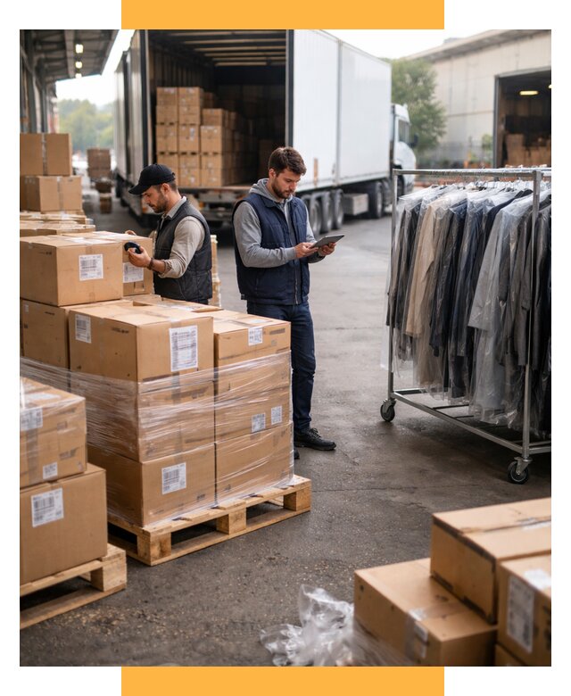 Перевозка и доставка одежды из Китая от 7802 р., СетСервис-Щлк