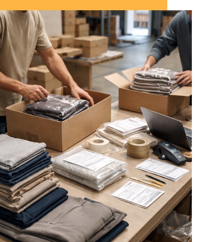 Перевозка одежды по миру от 7802 руб. с таможенным оформлением