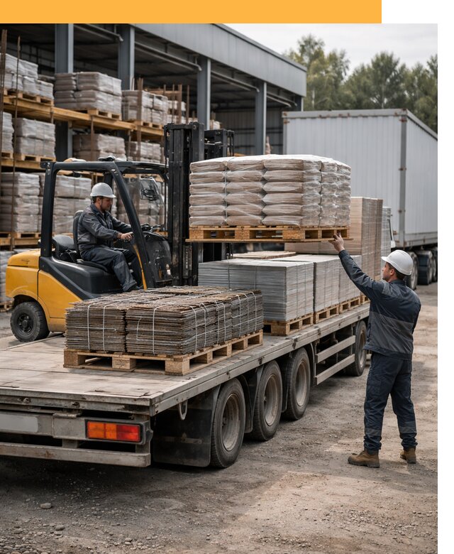 Перевозка строительных материалов по миру от 5722 руб