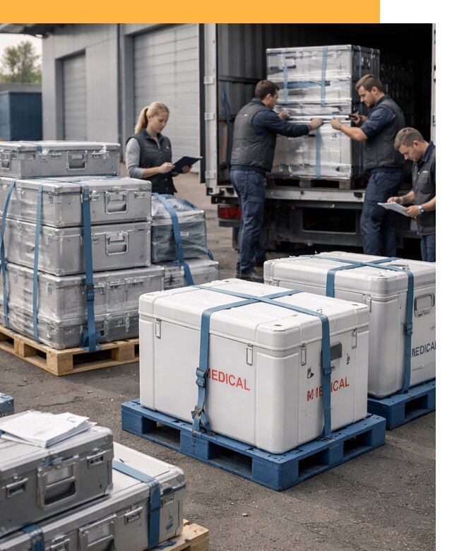 Перевозка медицинского оборудования по всему миру от 15605 руб