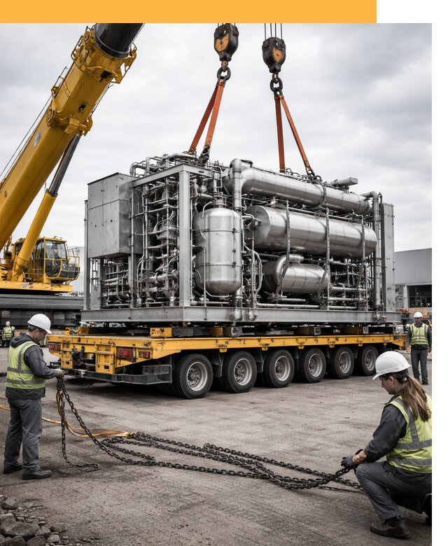 Перевозка тяжеловесных грузов по миру от 156045 руб