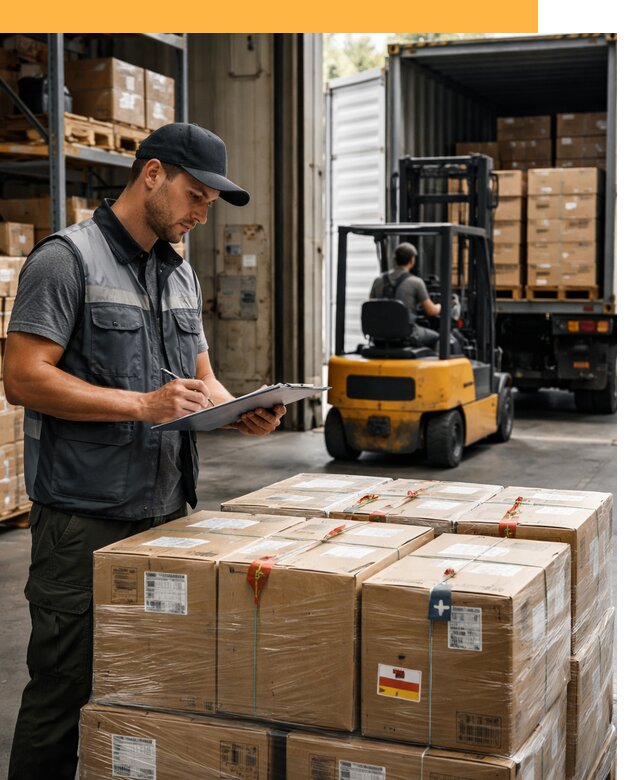 Реэкспорт товаров с таможенным оформлением и доставкой от 12484