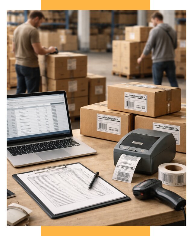 Маркировка импортных товаров от 4681 р. под ключ, СетСервис-Щлк