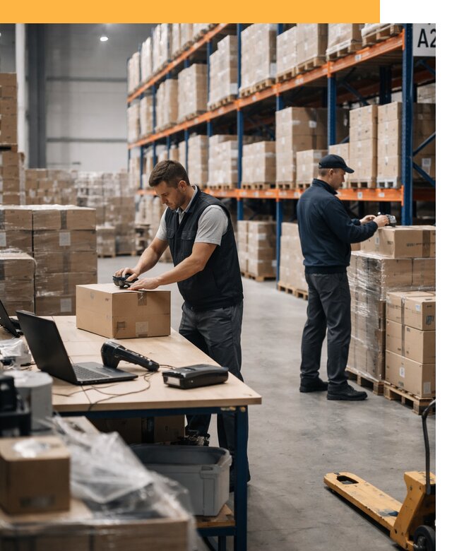 Склад консолидации в Европе: хранение, сортировка от 6762